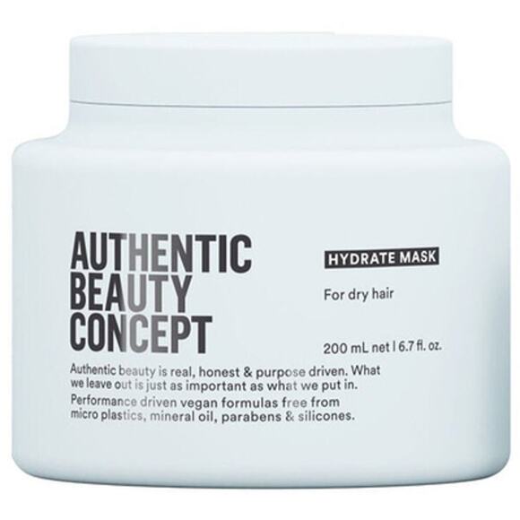Authentic Beauty Concept Hydrate Mask 200ml For Dry Hair Vegan Formula - Picture 1 of 2